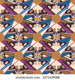 Abstract color seamless pattern for new background.