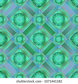 Abstract color seamless pattern for new background.