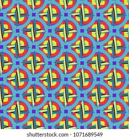 Abstract color seamless pattern for new background.