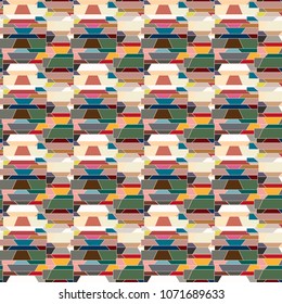 Abstract color seamless pattern for new background.