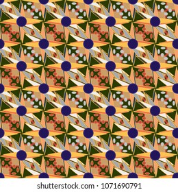 Abstract color seamless pattern for new background.