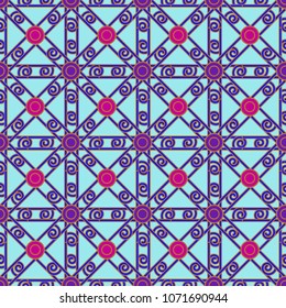 Abstract color seamless pattern for new background.