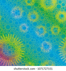 Abstract color seamless pattern for new background.