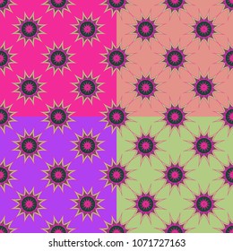 Abstract color seamless pattern for new background.