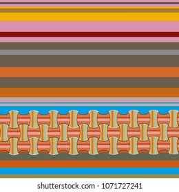 Abstract color seamless pattern for new background.