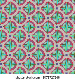 Abstract color seamless pattern for new background.