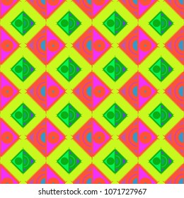 Abstract color seamless pattern for new background.