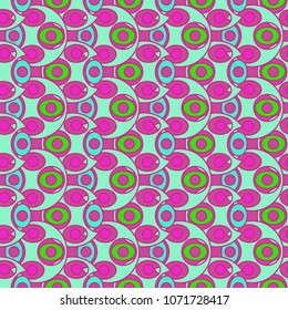 Abstract color seamless pattern for new background.