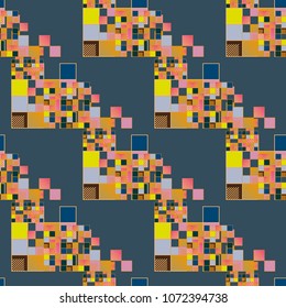 Abstract color seamless pattern for new background.