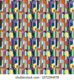 Abstract color seamless pattern for new background.