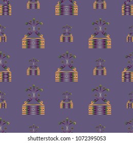 Abstract color seamless pattern for new background.