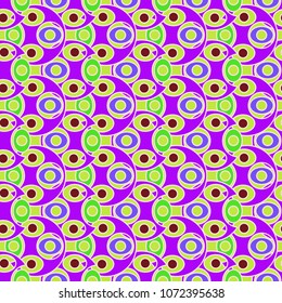 Abstract color seamless pattern for new background.