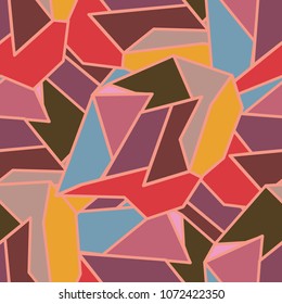 Abstract color seamless pattern for new background.