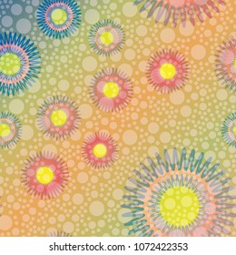 Abstract color seamless pattern for new background.