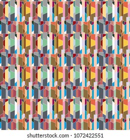 Abstract color seamless pattern for new background.