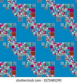 Abstract color seamless pattern for new background.