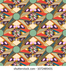Abstract color seamless pattern for new background.