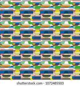 Abstract color seamless pattern for new background.