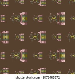 Abstract color seamless pattern for new background.