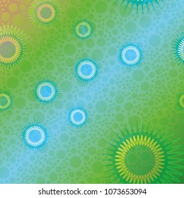 Abstract color seamless pattern for new background.