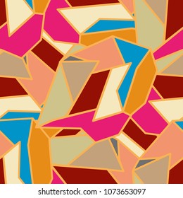 Abstract color seamless pattern for new background.