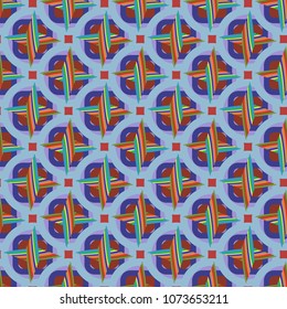 Abstract color seamless pattern for new background.