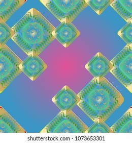 Abstract color seamless pattern for new background.