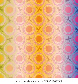 Abstract color seamless pattern for new background.