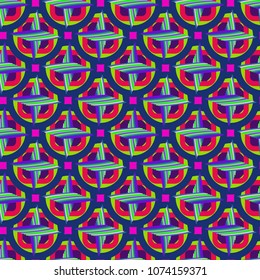 Abstract color seamless pattern for new background.
