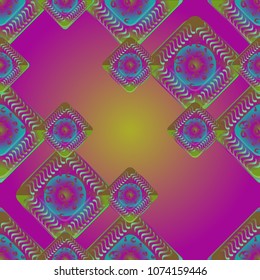 Abstract color seamless pattern for new background.