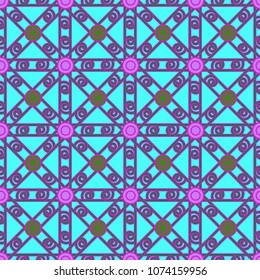 Abstract color seamless pattern for new background.