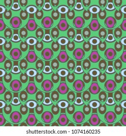 Abstract color seamless pattern for new background.