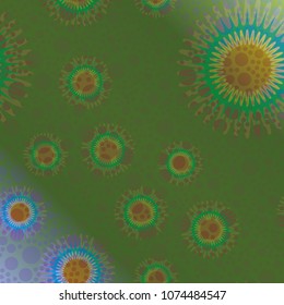 Abstract color seamless pattern for new background.