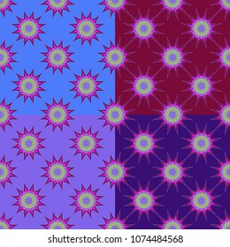 Abstract color seamless pattern for new background.