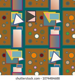 Abstract color seamless pattern for new background.