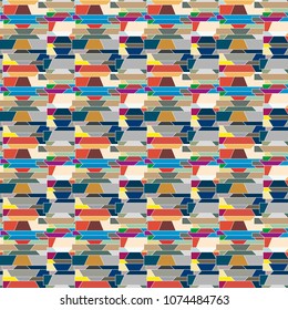 Abstract color seamless pattern for new background.