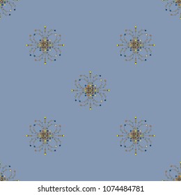 Abstract color seamless pattern for new background.