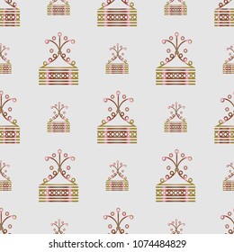 Abstract color seamless pattern for new background.