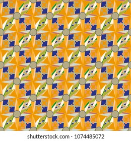 Abstract color seamless pattern for new background.