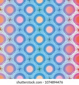 Abstract color seamless pattern for new background.