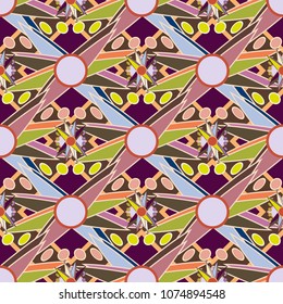 Abstract color seamless pattern for new background.
