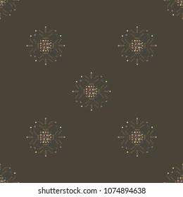 Abstract color seamless pattern for new background.