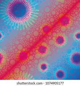 Abstract color seamless pattern for new background.