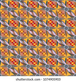 Abstract color seamless pattern for new background.