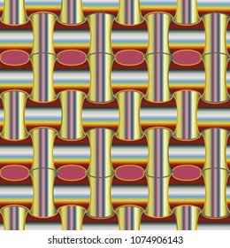 Abstract color seamless pattern for new background.