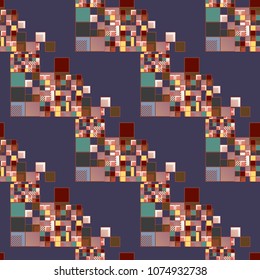 Abstract color seamless pattern for new background.