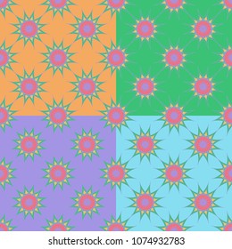 Abstract color seamless pattern for new background.