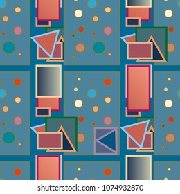 Abstract color seamless pattern for new background.