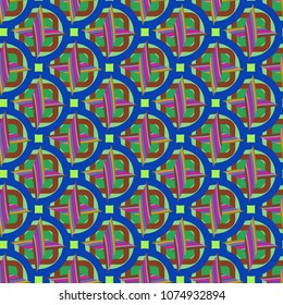 Abstract color seamless pattern for new background.