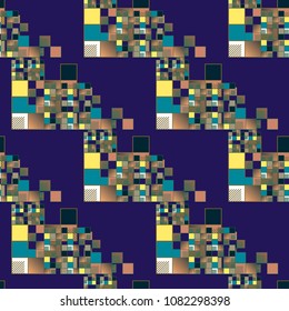 Abstract color seamless pattern for new background.